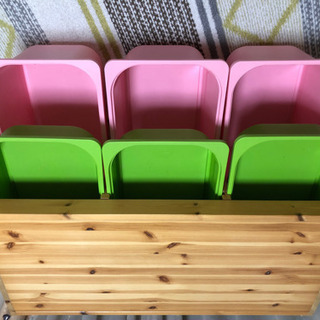 [お取引中]　急募　IKEA 収納　子供　トロファスト　TROFASTの画像