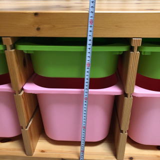 [お取引中]　急募　IKEA 収納　子供　トロファスト　TROFASTの画像