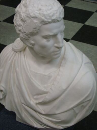 【直接取引】石膏像　ブルータス　胸像