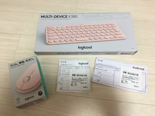 【開封済･未使用･保証書付き】logicool キーボード K380RO マウス M350RO