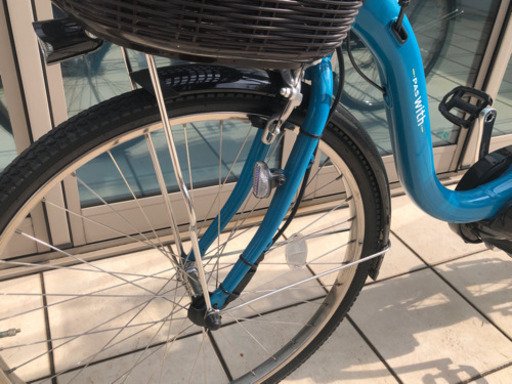 【良品】ヤマハ　電動アシスト自転車　pas with