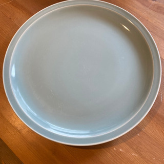 大皿　青緑　40cm×5cm