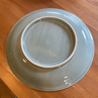 大皿　青緑　40cm×5cmの画像