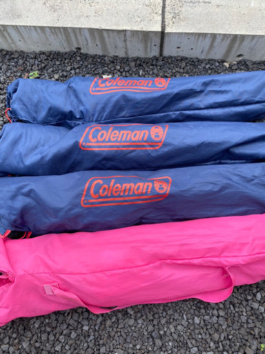 キャンプ用品　Coleman椅子　4脚