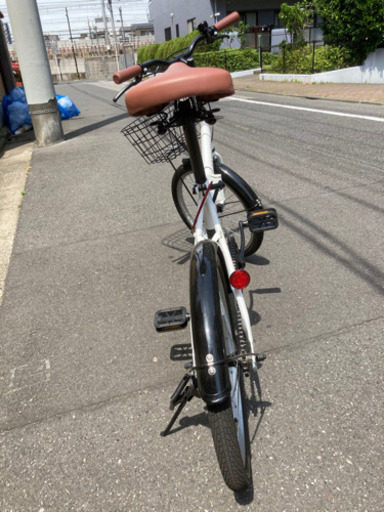 20インチ折りたたみ自転車カゴ付き