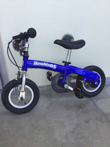 へんしんバイクS ブルー　12インチ　ストライダー　キックバイク