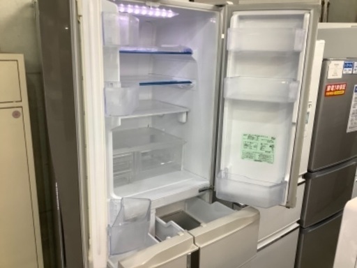 三菱6ドア冷蔵庫　MR-R47T-S　2012年製　465L
