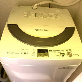 洗濯機　単身向け　シャープ　ES-GE55N 中古