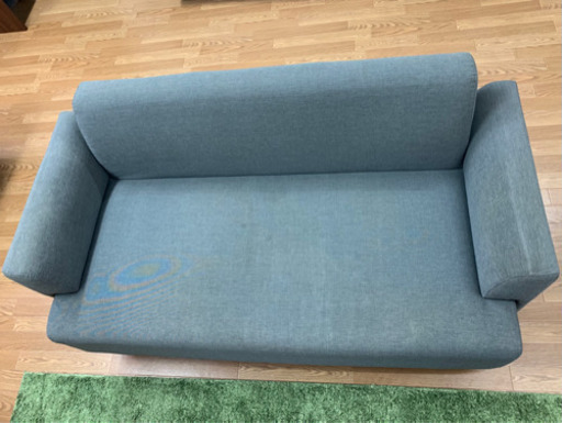 IKEA ソファ 北欧 2人がけ グレー ファブリック 布