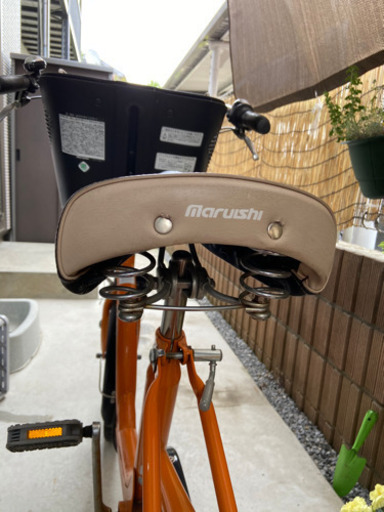 【お譲り先決定しました】マルイシ ふらっかーずシュシュ 3人乗り自転車 2018年モデル 内装3段変速 オートライト 子供乗せ自転車 