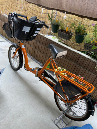 丸石サイクル 子供乗せ自転車3人乗り ふらっか～ずシュシュ ふらっか〜ず