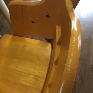 《値下げ》ハイチェア 木製の画像