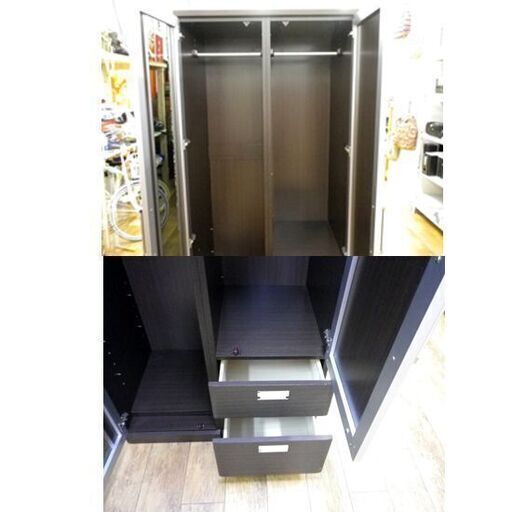 ニトリ ワードローブ アイビス90 引き出し 棚 ハンガータンス クローゼット 洋服掛け 衣類収納 家具 札幌 厚別店