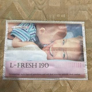 ベッド　マットレス付き　シェリー(s)  L-FRESH190の画像