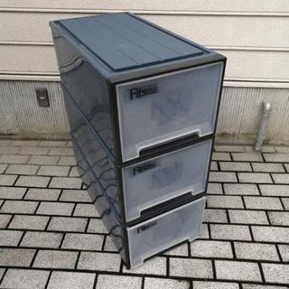 決定済 3個まとめて 衣装ケース フィッツ ケース クローゼットの画像