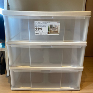 3段ボックス　大きめ　52 x 68 x 63の画像