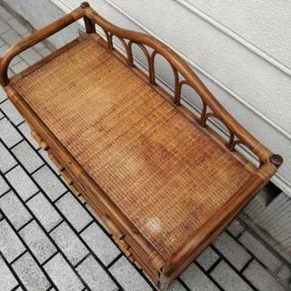 ラタン家具　収納4段　籐 チェストの画像