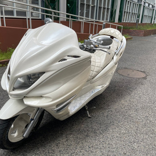 【YAMAHAマジェスティーc】SG03J LED付きオールホワ...