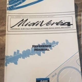 【デジタルエフェクトプロセッサー】ALESIS MIDIVERB IV マルチエフェクター電源コード付きの画像