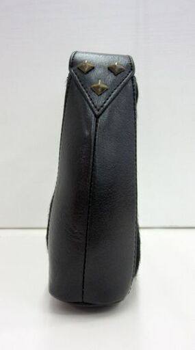 未使用・保管品 ARMANI EXCHANGE ハラコレザー使用 ハンドバッグ ブラック B5BA260 スタッズ アルマーニエクスチェンジ 札幌 厚別店