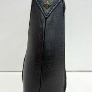 未使用・保管品 ARMANI EXCHANGE ハラコレザー使用 ハンドバッグ ブラック B5BA260 スタッズ アルマーニエクスチェンジ 札幌 厚別店の画像