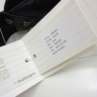 未使用・保管品 ARMANI EXCHANGE ハラコレザー使用 ハンドバッグ ブラック B5BA260 スタッズ アルマーニエクスチェンジ 札幌 厚別店の画像