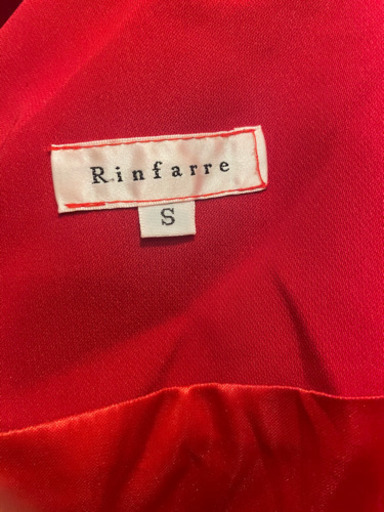 【値下げしました】ドレス(Rinfarre)赤