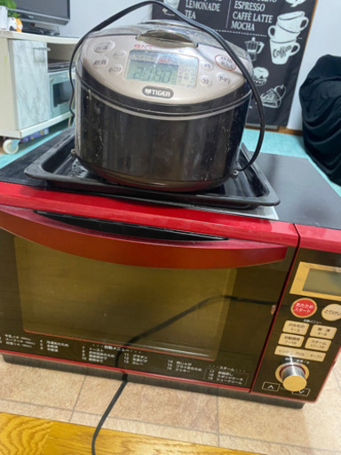 【受け渡し者決定】レンジと炊飯器
