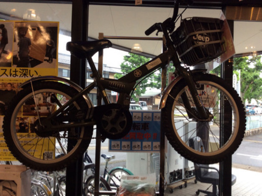 中古品 JEEP 18インチキッズバイク