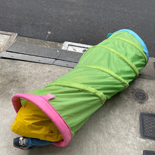 【IKEA】テントに付けられるトンネルBUSAの画像