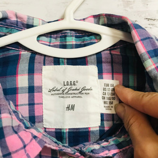 H&M ネルシャツ の画像