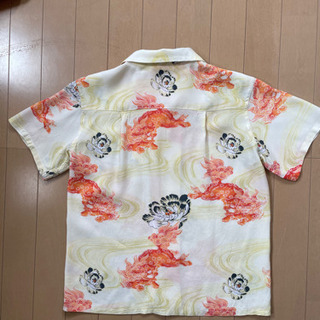 唐獅子牡丹のアロハシャツ140の画像