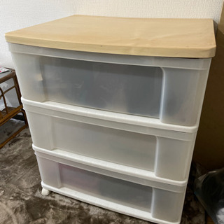 ３段収納ケースの画像