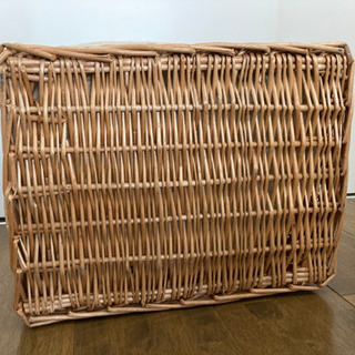 ラタン 籐 バスケットの画像