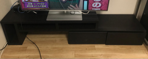 木製のシンプルなテレビ台！