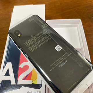 galaxy A21 黒　新品　uqワイモバイルの画像