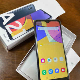 galaxy A21 黒　新品　uqワイモバイル