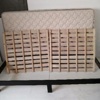 美品　シングルベッドとマットのセットの画像