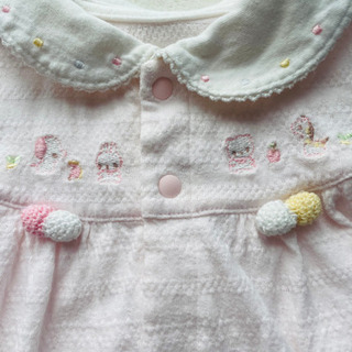 2wayオール ロンパース 4枚 女の子 50cm 60cm ピンク系の画像