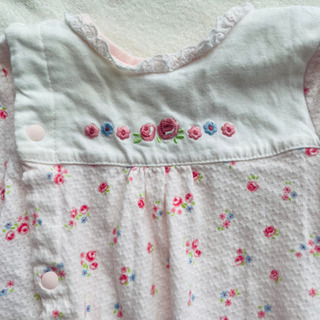 2wayオール ロンパース 4枚 女の子 50cm 60cm ピンク系の画像