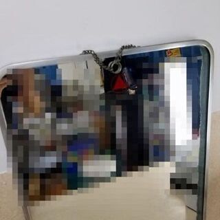 武田薬品 タケダ アリナミン 壁掛け鏡 ミラー 非売品 レトロ 昭和 ノベルティの画像