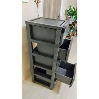 交渉中　５段収納ラック　ブラウンの画像