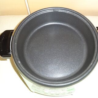 ●値下げ！●電気調理器●クックプレート（三洋）HPS-T37（グリーン）●中古美品●の画像