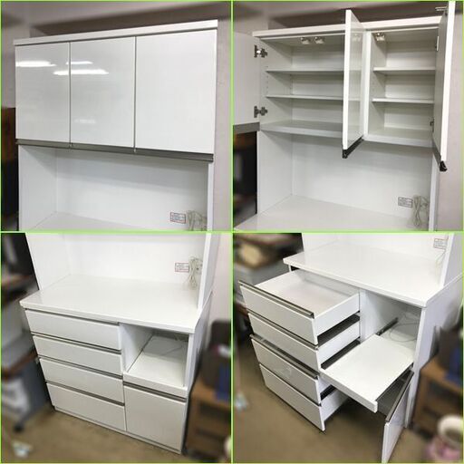 ニトリ キッチンボード ゾロ ZORO-100KB-WH【自社配送は札幌市内限定