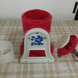 [中古] かき氷器(アイススライサー)手動 IS-3500 赤の画像