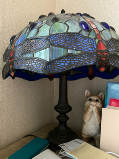 ステンドグラスランプ