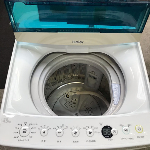 2018年製ハイアール洗濯機　4.5kg