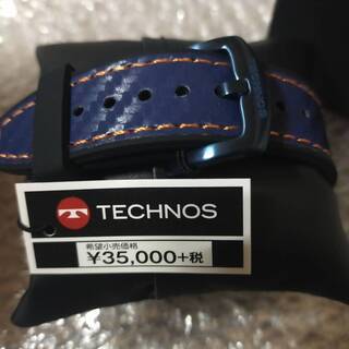 【新品】 TECHNOS テクノス クロノ メンズ腕時計T2574NN 定価35000 の画像