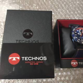 【新品】 TECHNOS テクノス クロノ メンズ腕時計T2574NN 定価35000 の画像