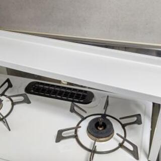 コンロ奥隙間ラック ホワイト